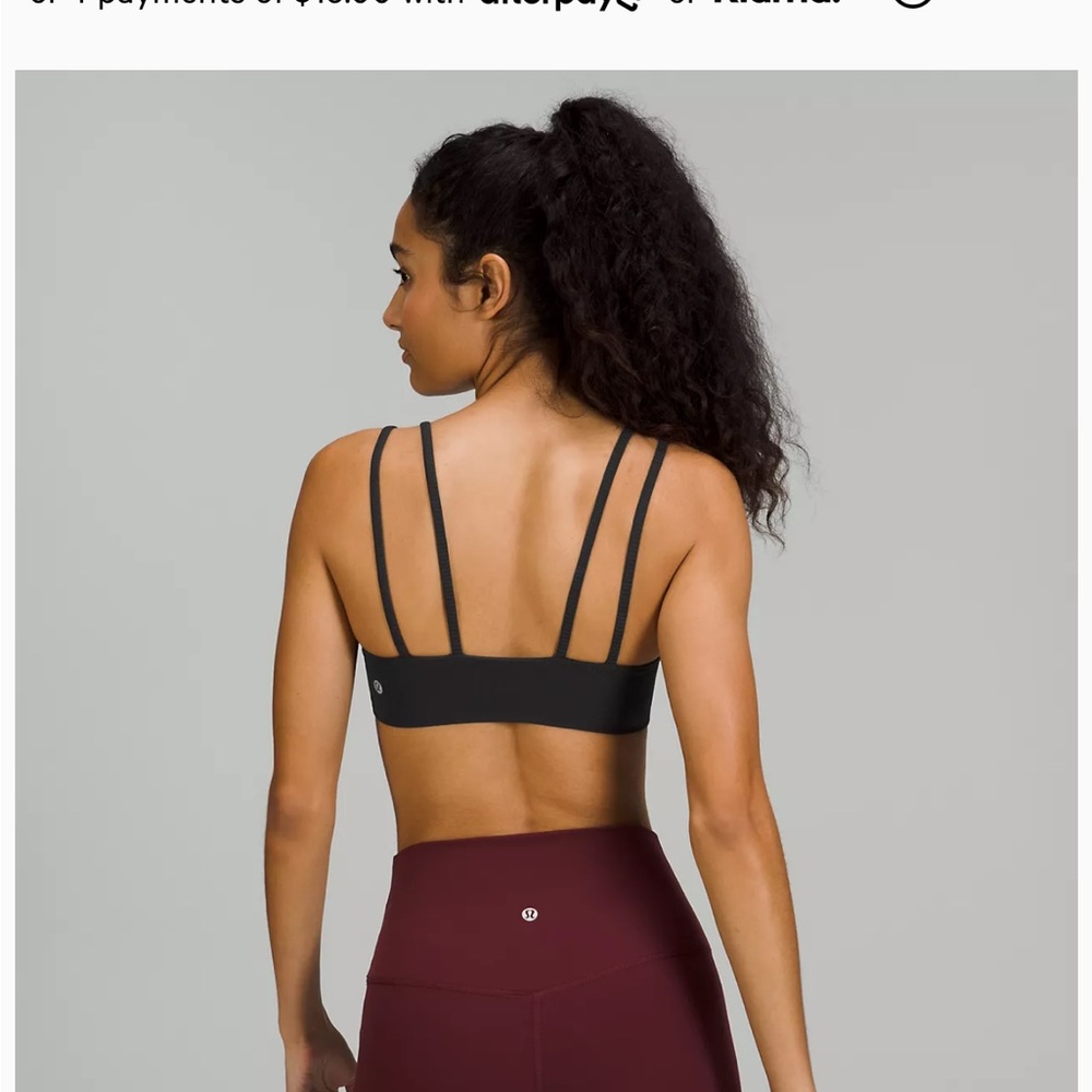 Like a cloud lululemon sports bra - light support